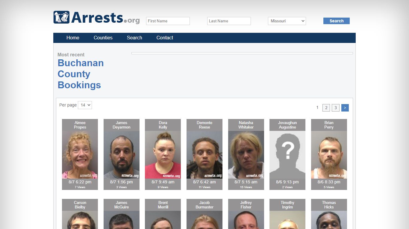 Buchanan County Arrests and Inmate Search